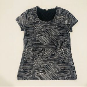 Under Armour Black & White Short Sleeve Shirt